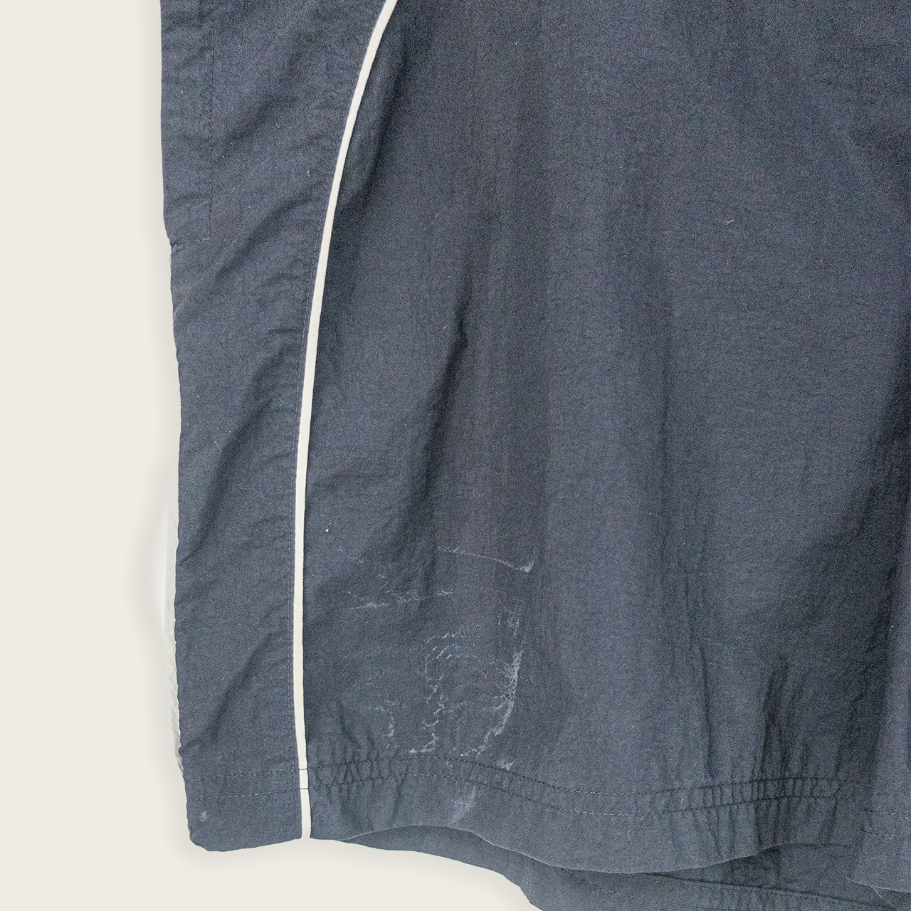 00's ADIDAS ADJUSTABLE TRACK SHORTS - XL