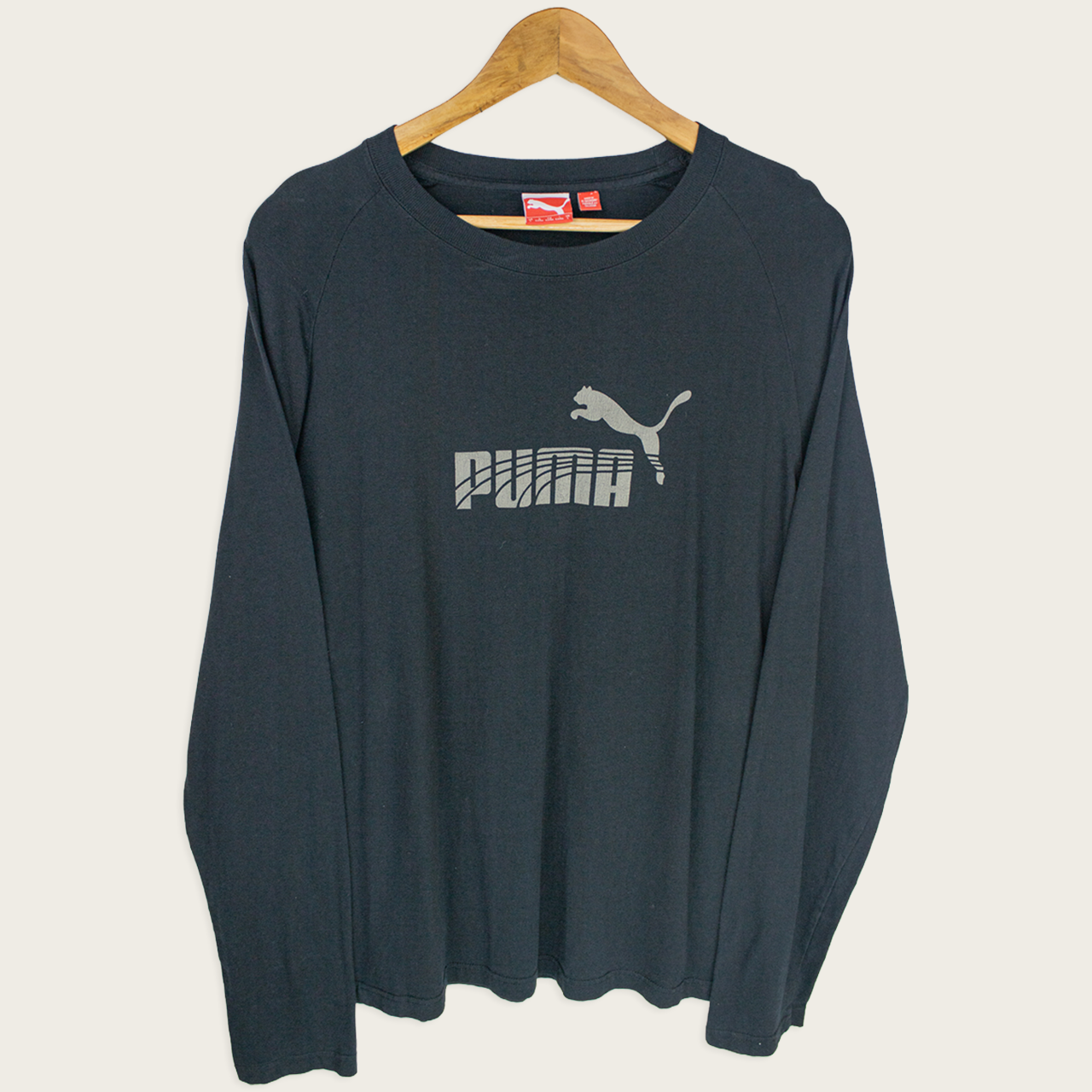 00's Puma Long-Sleeve T-Shirt - L