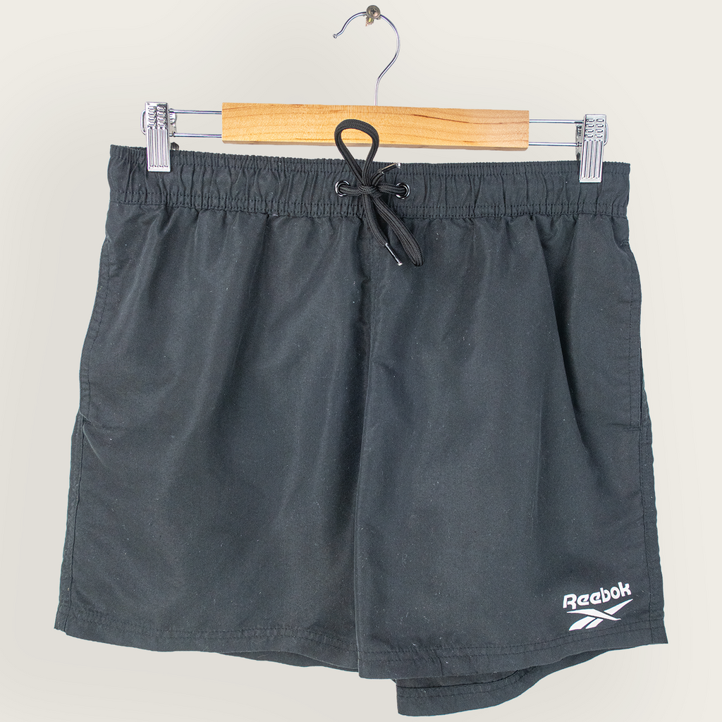 Black REEBOK Casual Sportswear Track Shorts - M