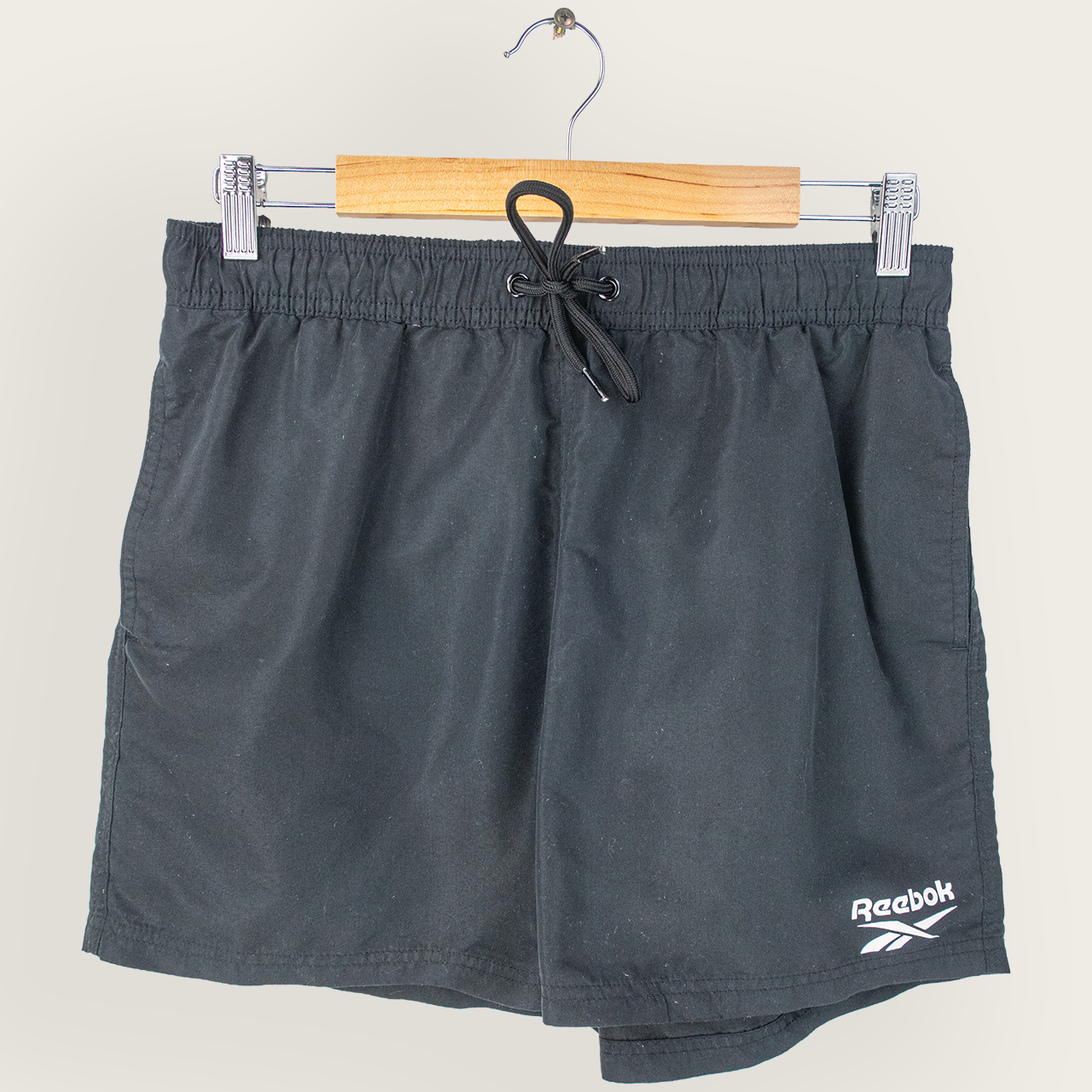 Black REEBOK Casual Sportswear Track Shorts - M