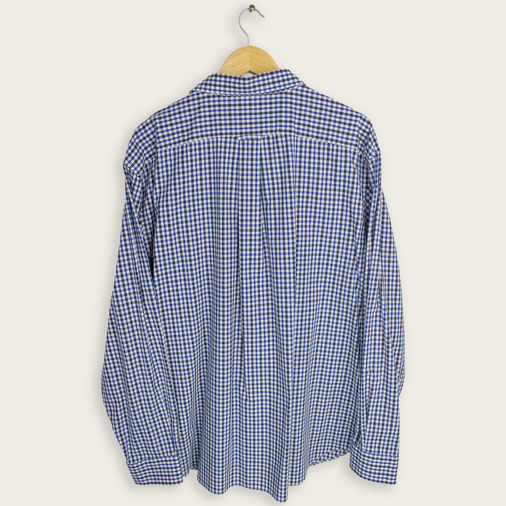 VINTAGE LONG-SLEEVE NAUTICA BUTTON-UP SHIRT - XXL