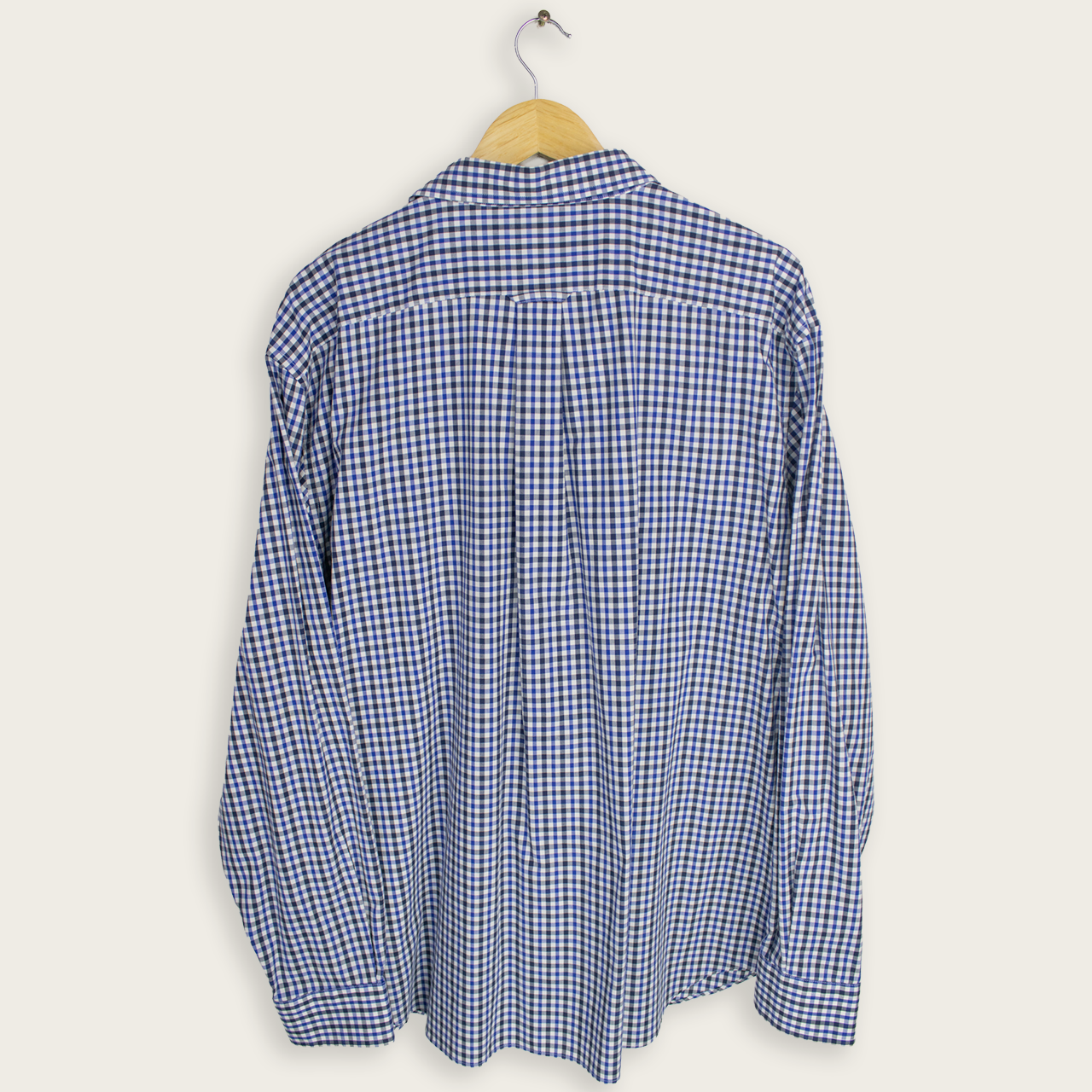 VINTAGE LONG-SLEEVE NAUTICA BUTTON-UP SHIRT - XXL