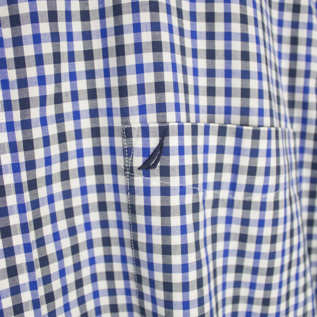 VINTAGE LONG-SLEEVE NAUTICA BUTTON-UP SHIRT - XXL