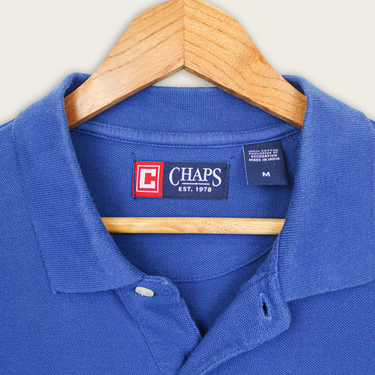 VINTAGE CHAPS POLO SHIRT - M