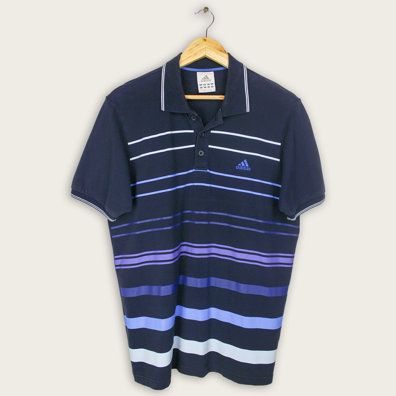 VINTAGE ADIDAS POLO SHIRT - M