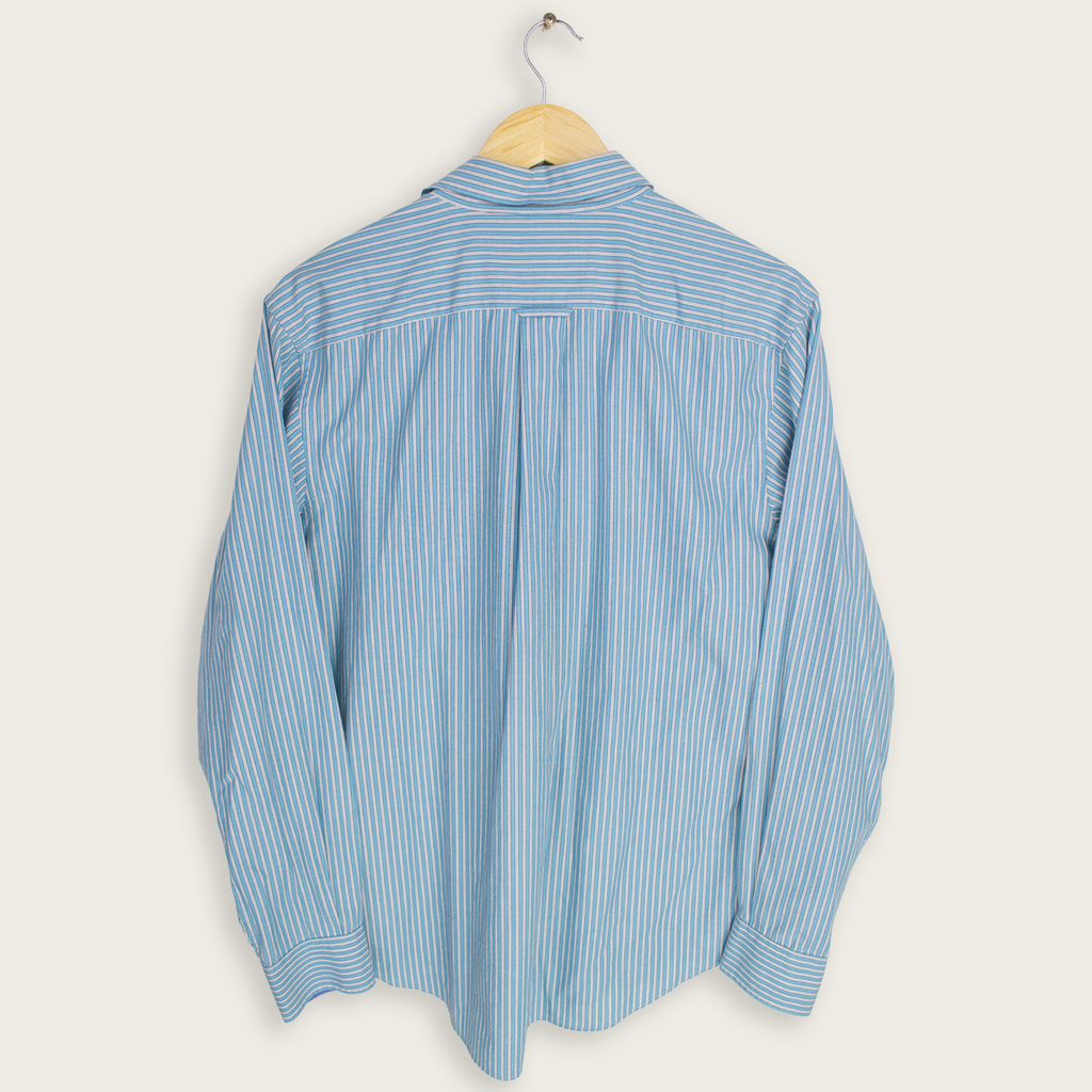 VINTAGE LONG-SLEEVE NAUTICA BUTTON-UP SHIRT - M
