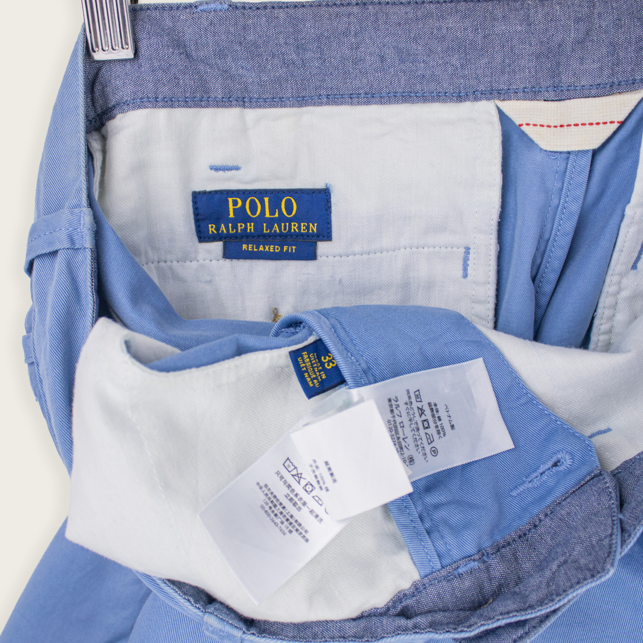 VINTAGE RALPH LAUREN SHORTS - 33"