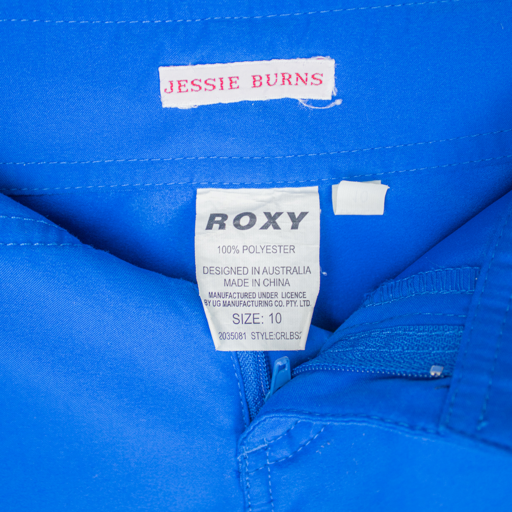 Y2K Roxy Board Shorts - Blue - Size 8