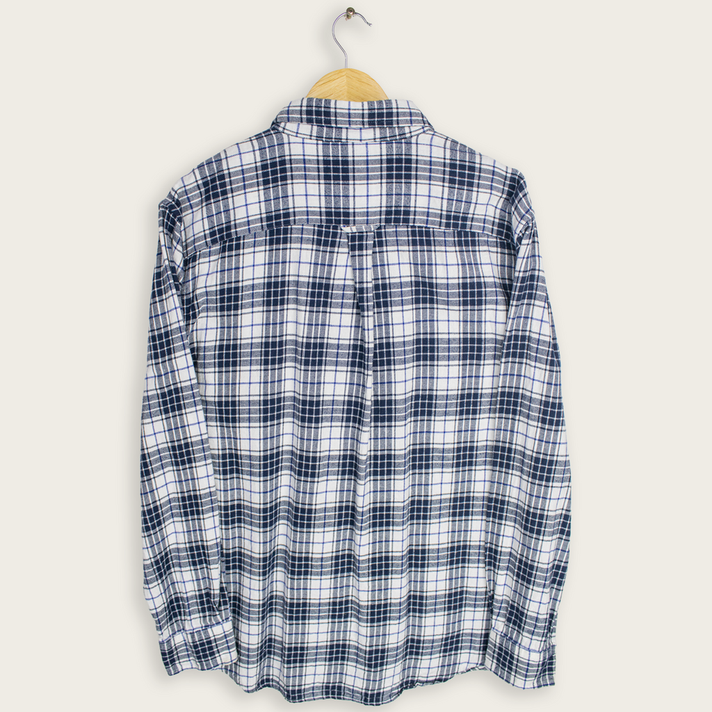 VINTAGE LONG-SLEEVE CHAPS BUTTON-UP SHIRT - L