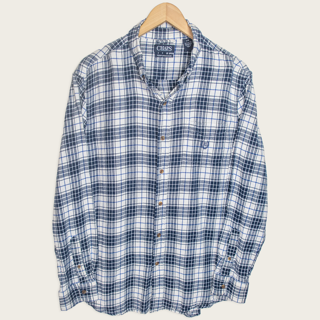 Chaps Button-Up Shirt - L