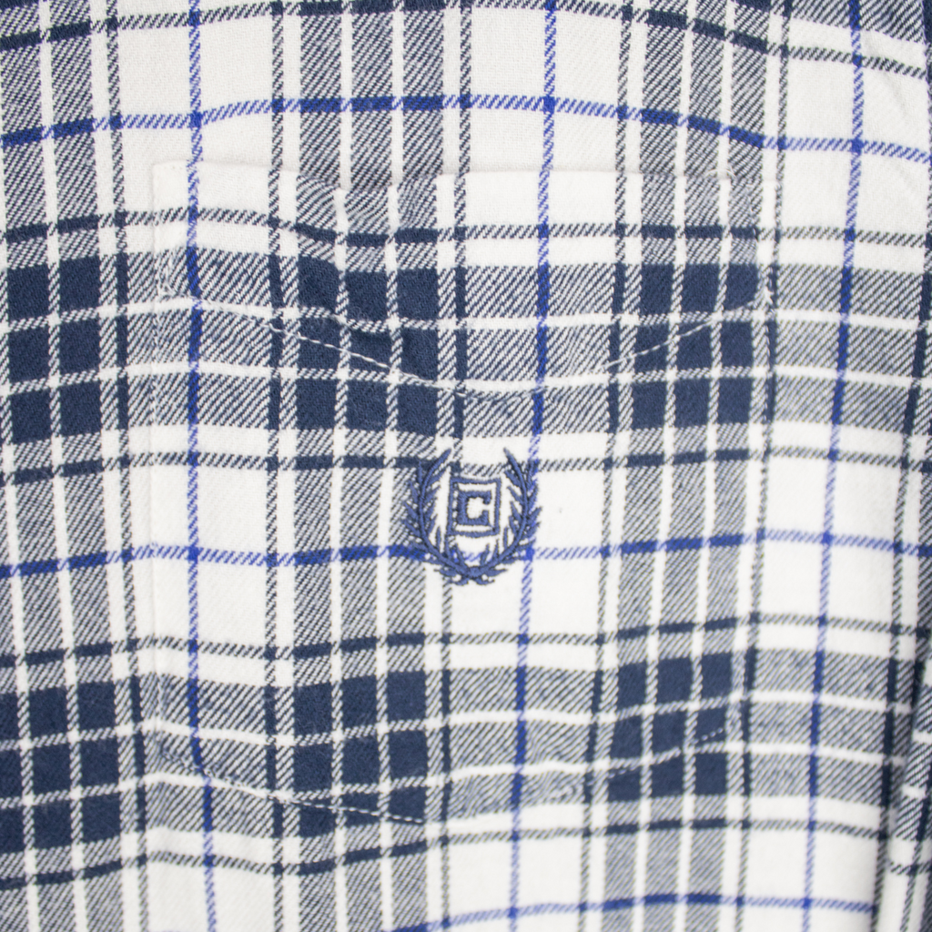 VINTAGE LONG-SLEEVE CHAPS BUTTON-UP SHIRT - L