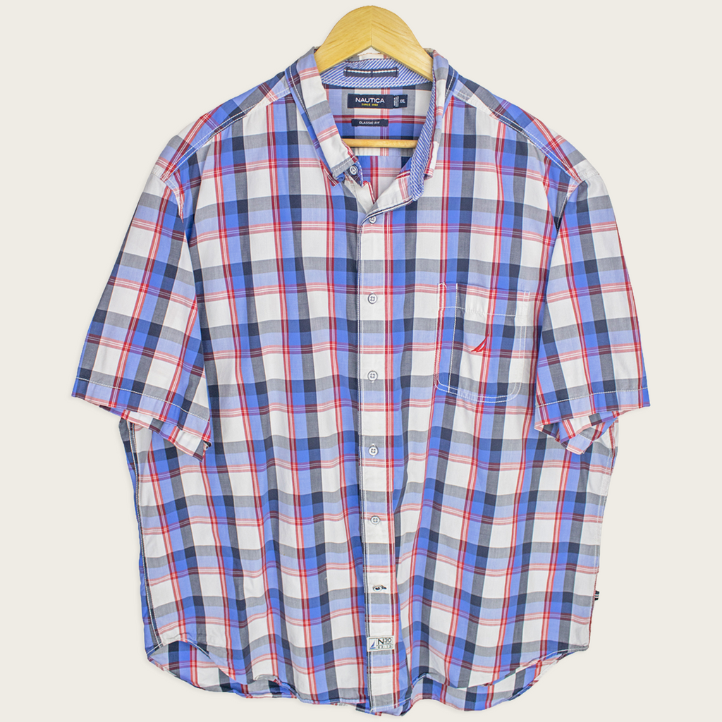 00's Nautica Button-Up Shirt - XXL