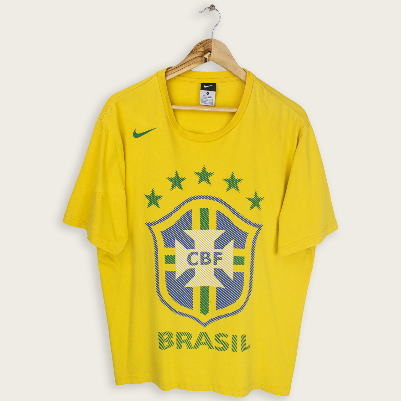 VINTAGE NIKE BRASIL T-SHIRT - XL