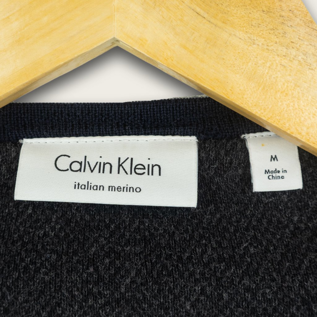 VINTAGE CALVIN KLEIN KNIT SWEATER - M
