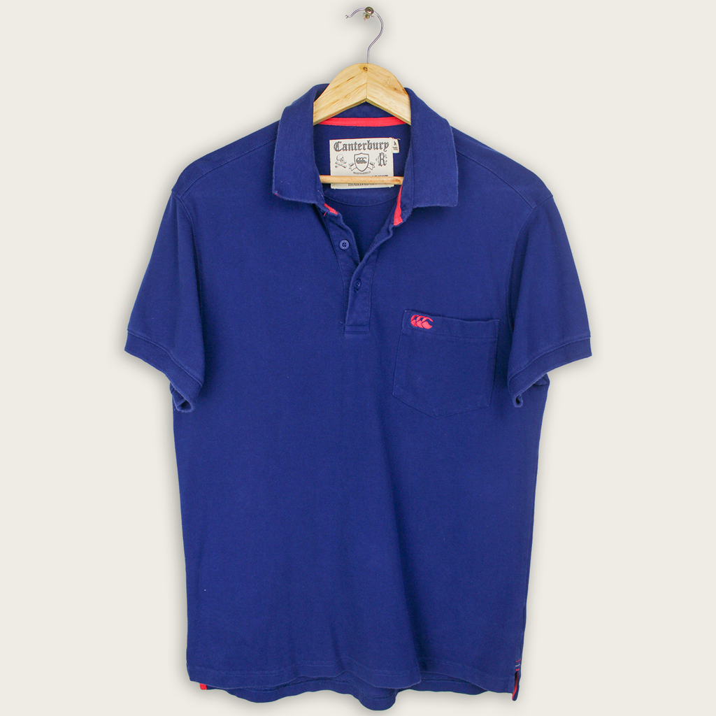 VINTAGE CANTERBURY POLO SHIRT - M
