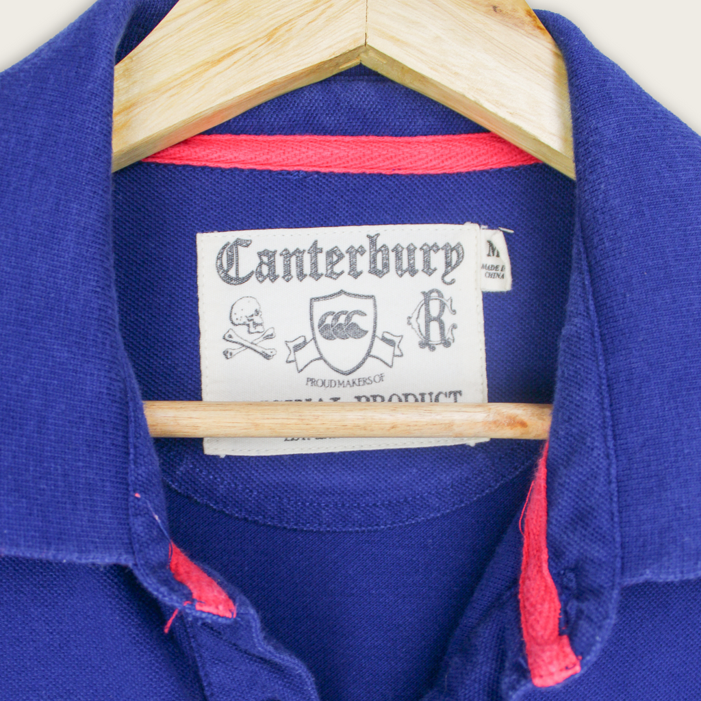 VINTAGE CANTERBURY POLO SHIRT - M