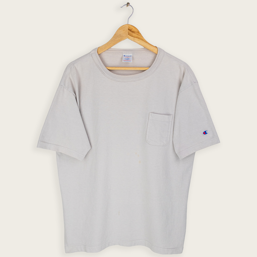90's CHAMPION T-SHIRT - L