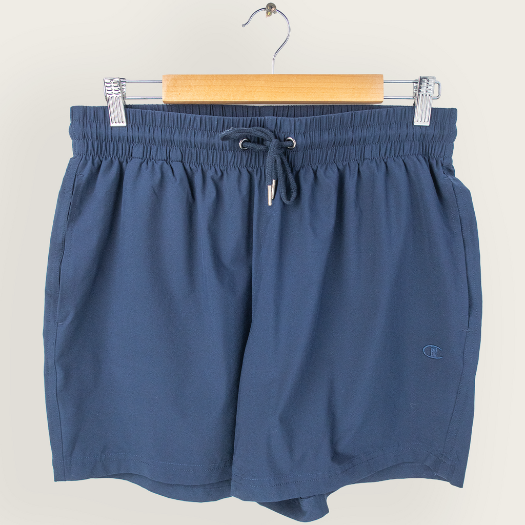 Navy CHAMPION Casual Sportswear Track Shorts - L