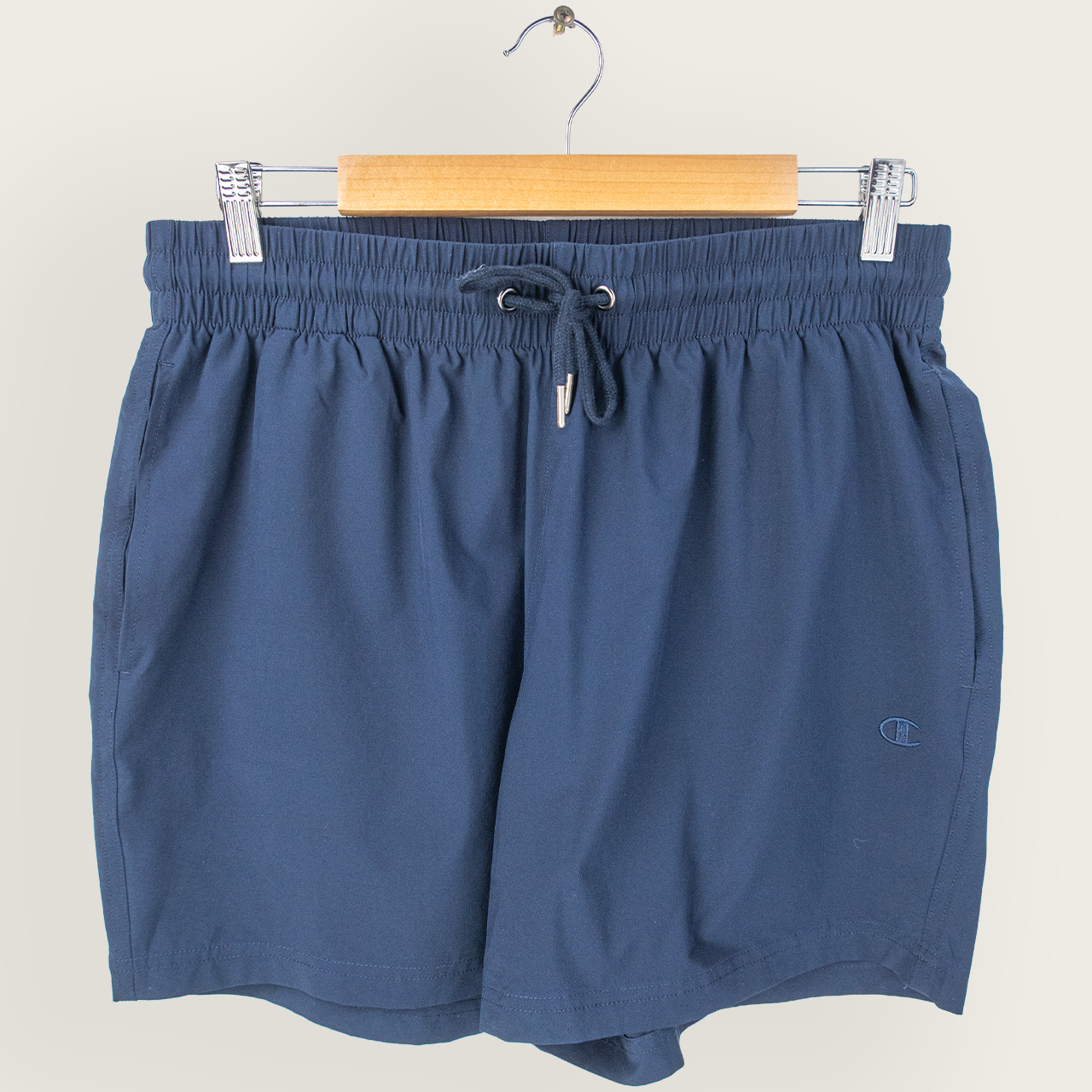 Navy CHAMPION Casual Sportswear Track Shorts - L