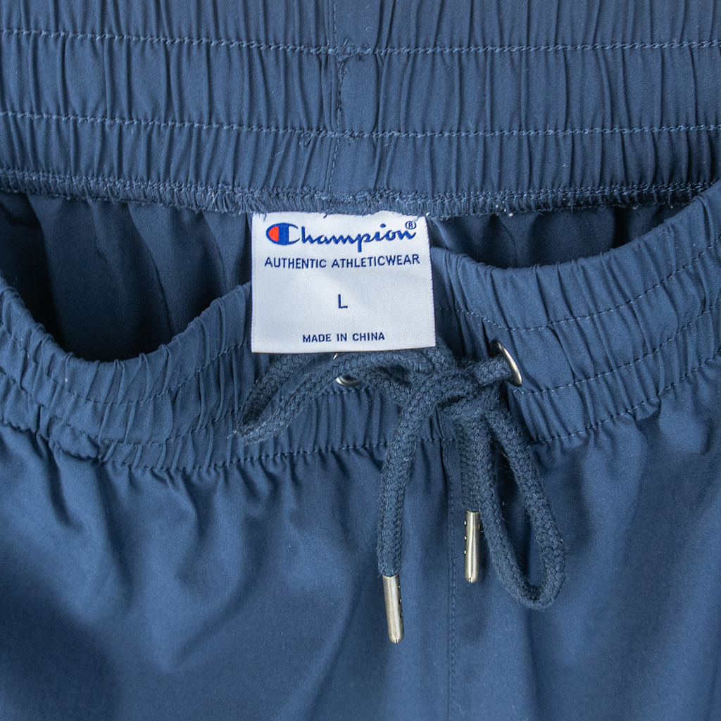 Navy CHAMPION Casual Sportswear Track Shorts - L