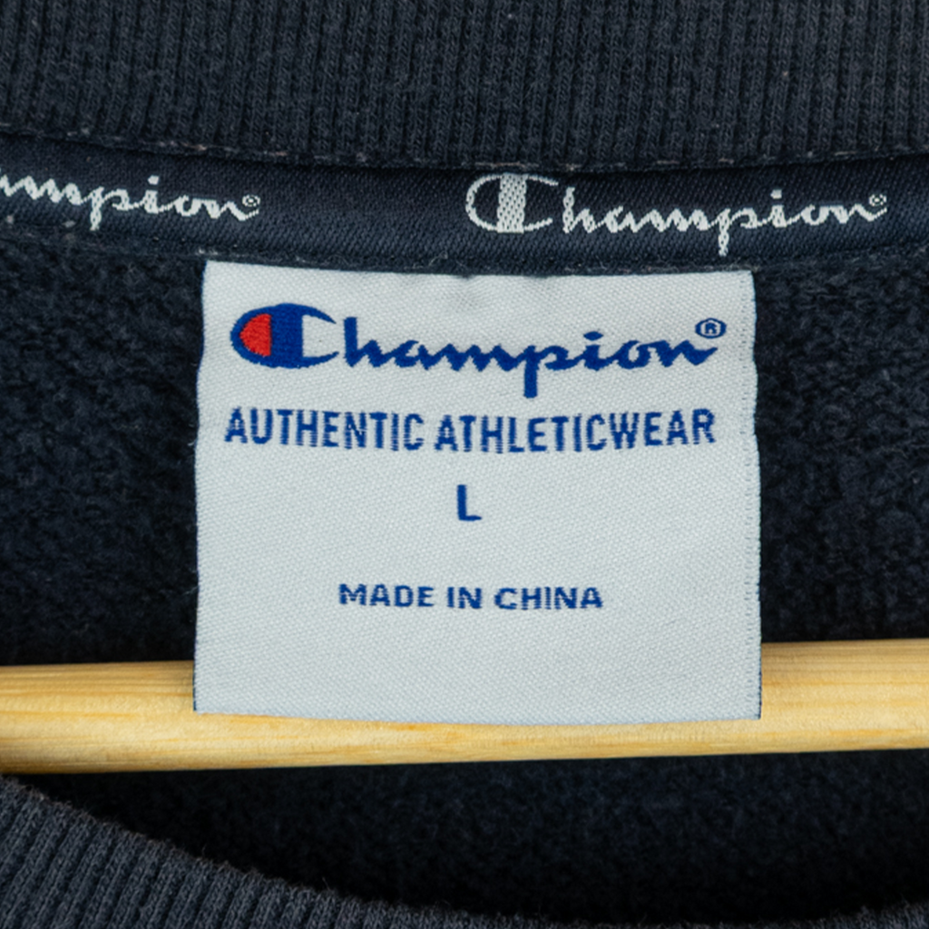 VINTAGE CHAMPION SWEATER - L