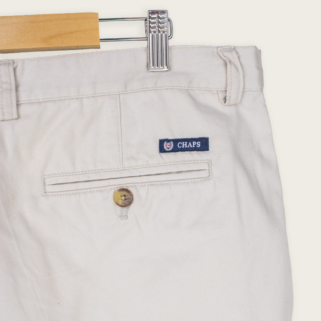 00's Chaps Pleated Tailored Shorts - 40"