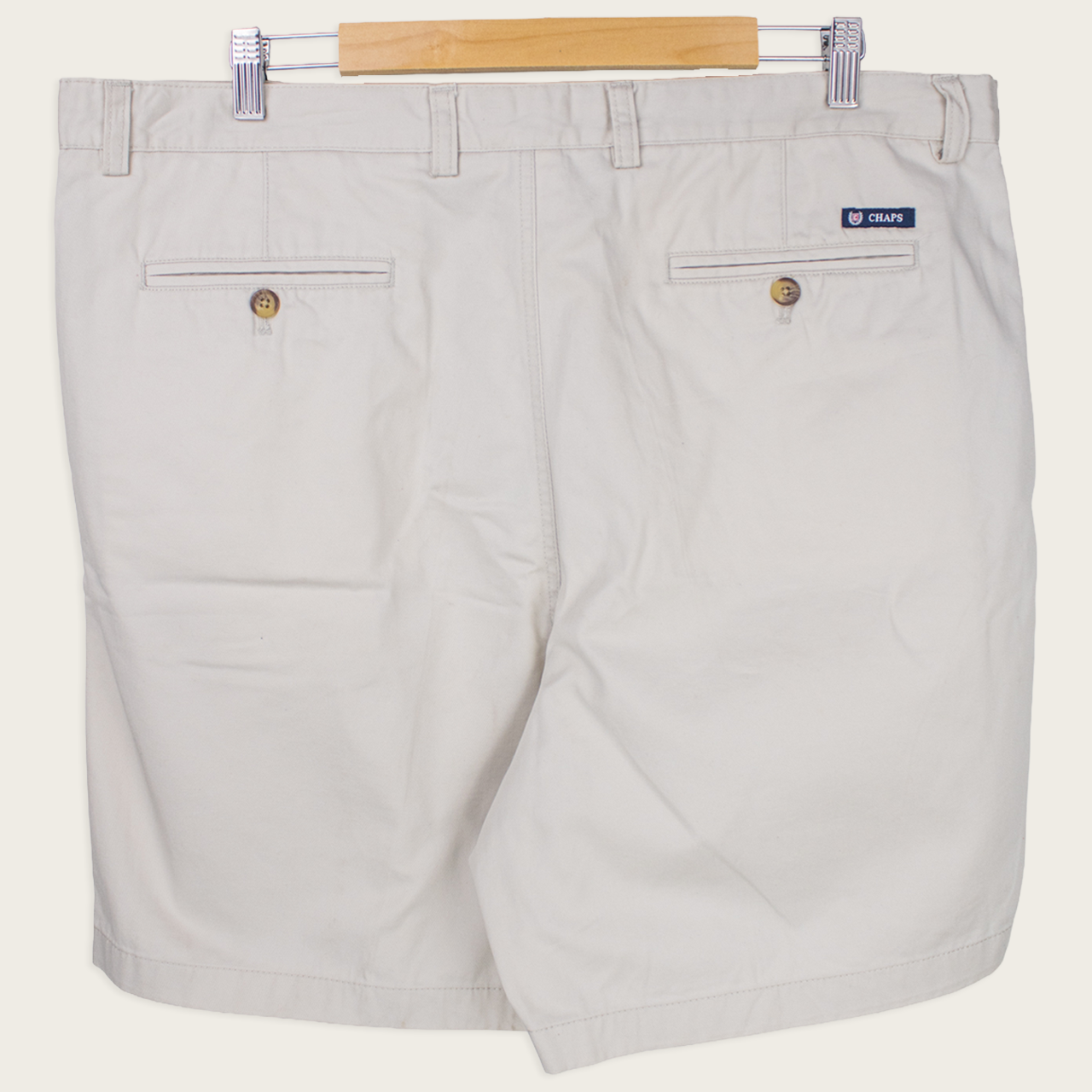 00's Chaps Pleated Tailored Shorts - 40"