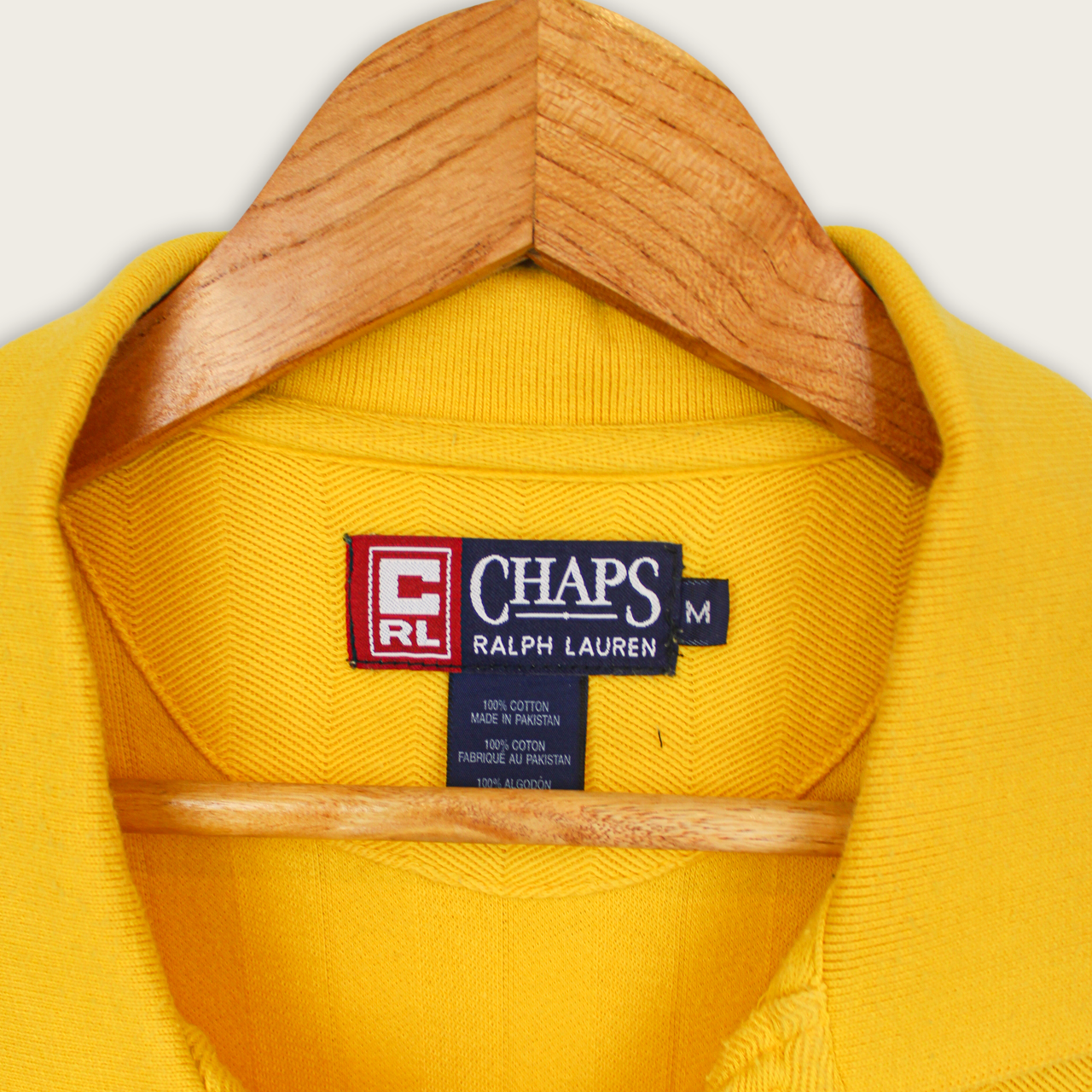 VINTAGE CHAPS RALPH LAUREN POLO SHIRT - M