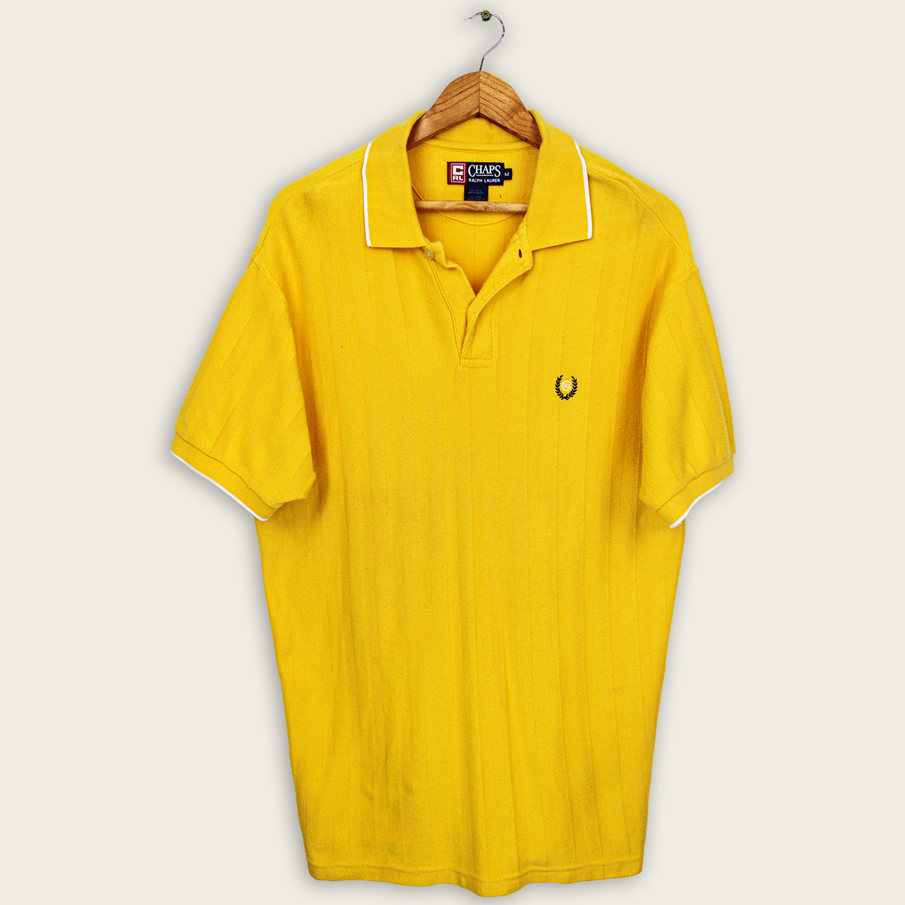 VINTAGE CHAPS RALPH LAUREN POLO SHIRT - M