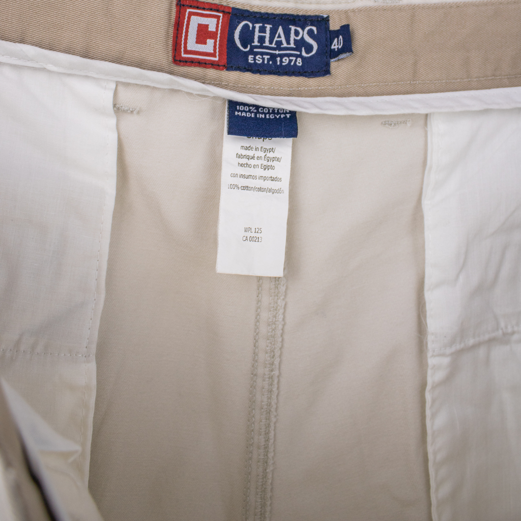 00's Chaps Pleated Tailored Shorts - 40"