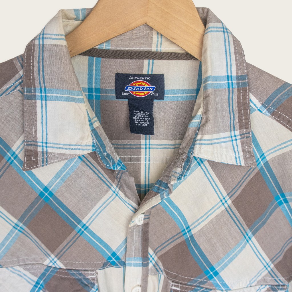 00's Dickies Button-Up Shirt - M/L