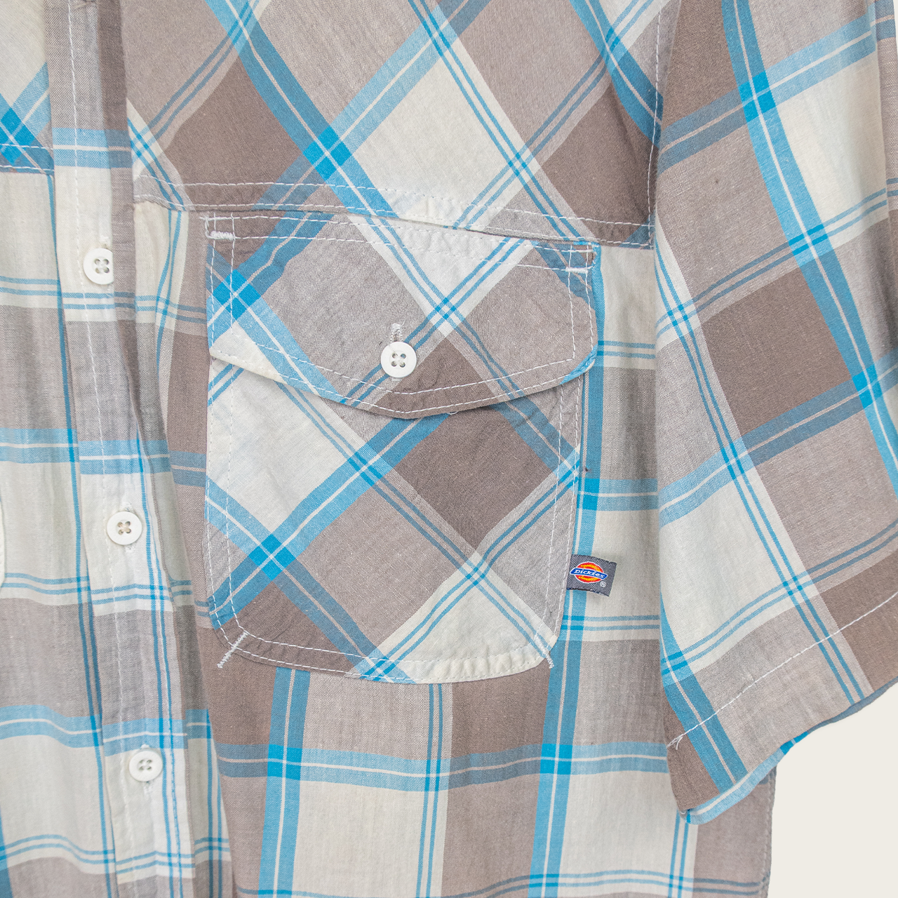 00's Dickies Button-Up Shirt - M/L