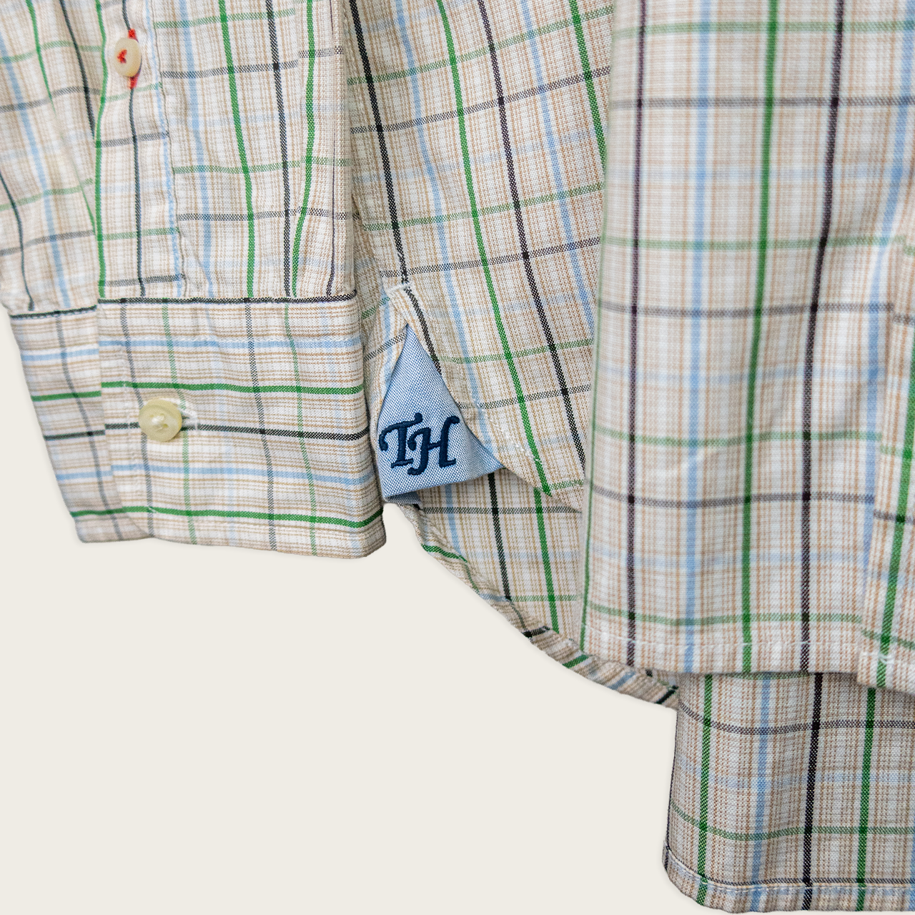 00's Tommy Hilfiger Long-Sleeve Button-Up Shirt - XL