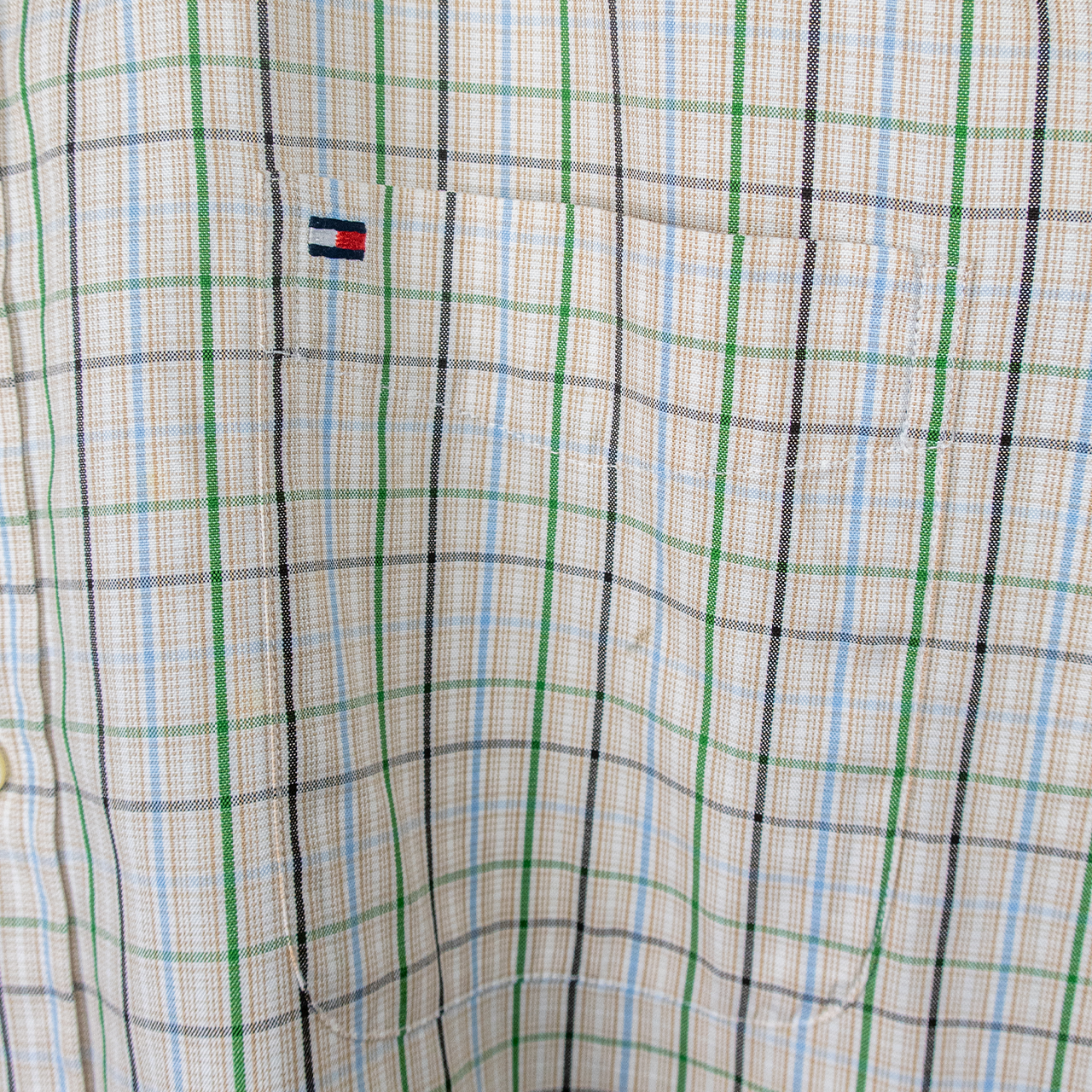 00's Tommy Hilfiger Long-Sleeve Button-Up Shirt - XL