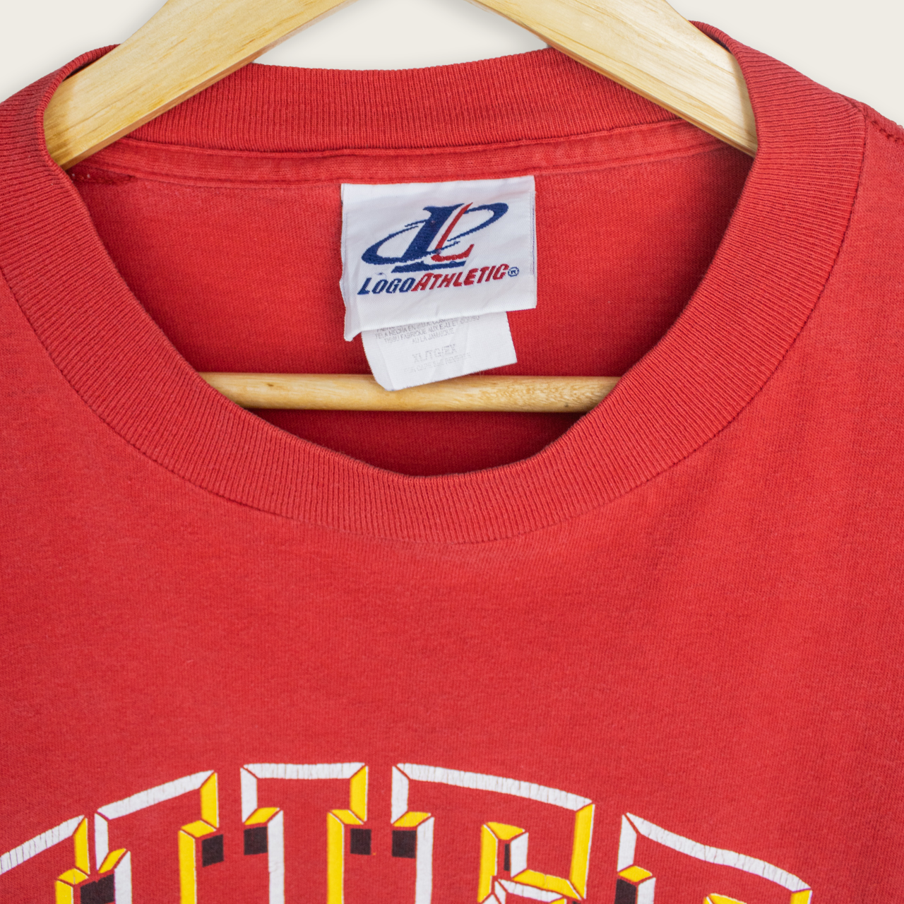 VINTAGE CHIEFS LOGO ATHLETIC T-SHIRT - XL