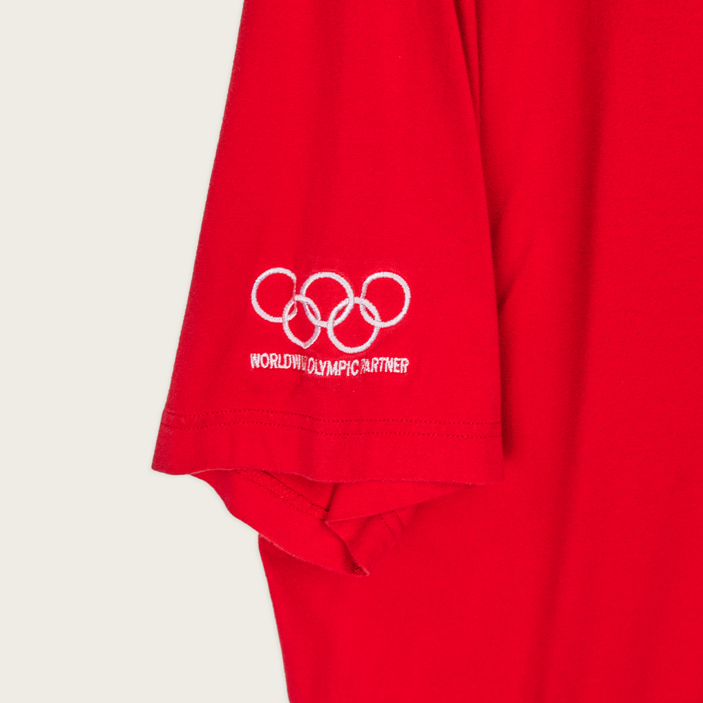 00s Coca Cola Olympic Polo Shirt - XL