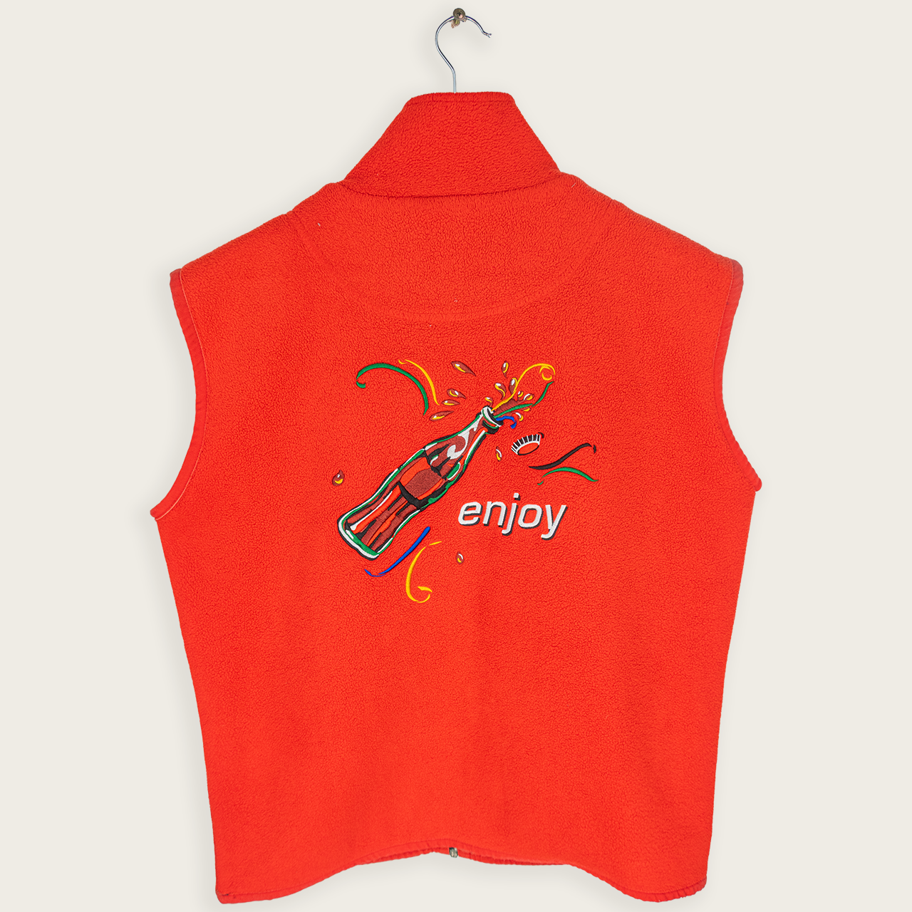 SYDNEY 2000 COCA-COLA FLEECE VEST - M