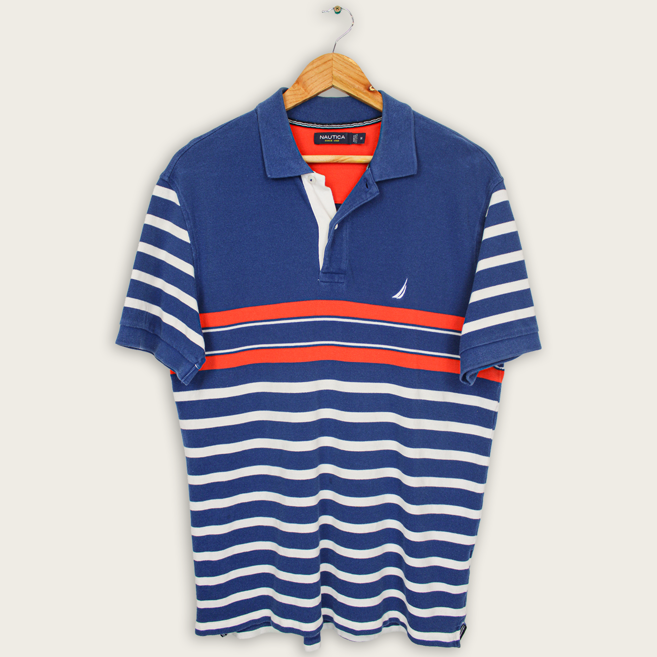 VINTAGE NAUTICA POLO SHIRT - M