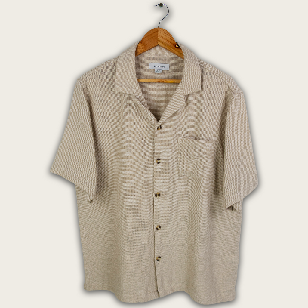 COTTON-ON BUTTON-UP SHIRT - M