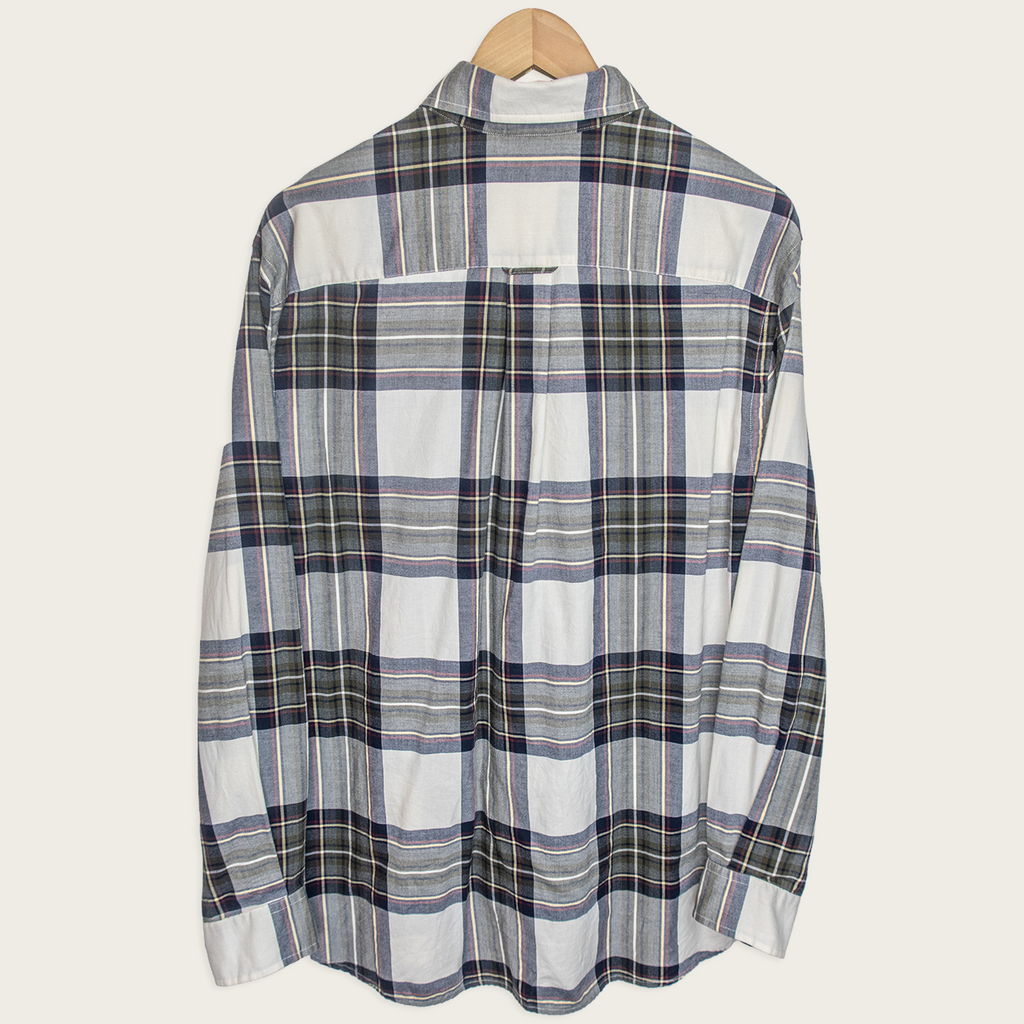 90's Nautica Flannel Button-Up Shirt - M/L