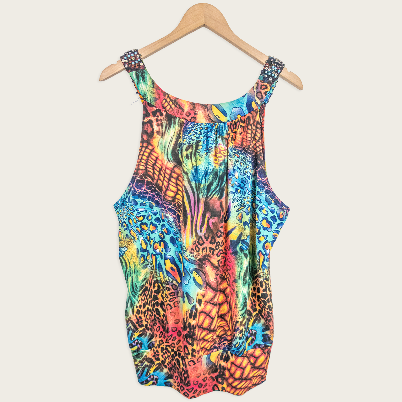 Y2K Crossroads Embellished Print Top - Multicolour - Size XXL