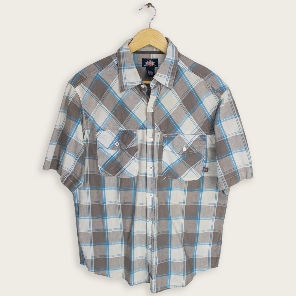 VINTAGE DICKIES BUTTON-UP SHIRT - L