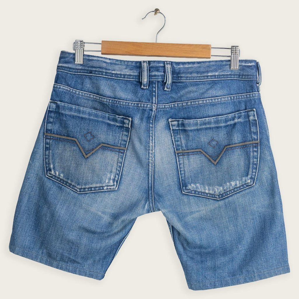 Y2K Diesel Denim Shorts - Mid Wash - Size 8