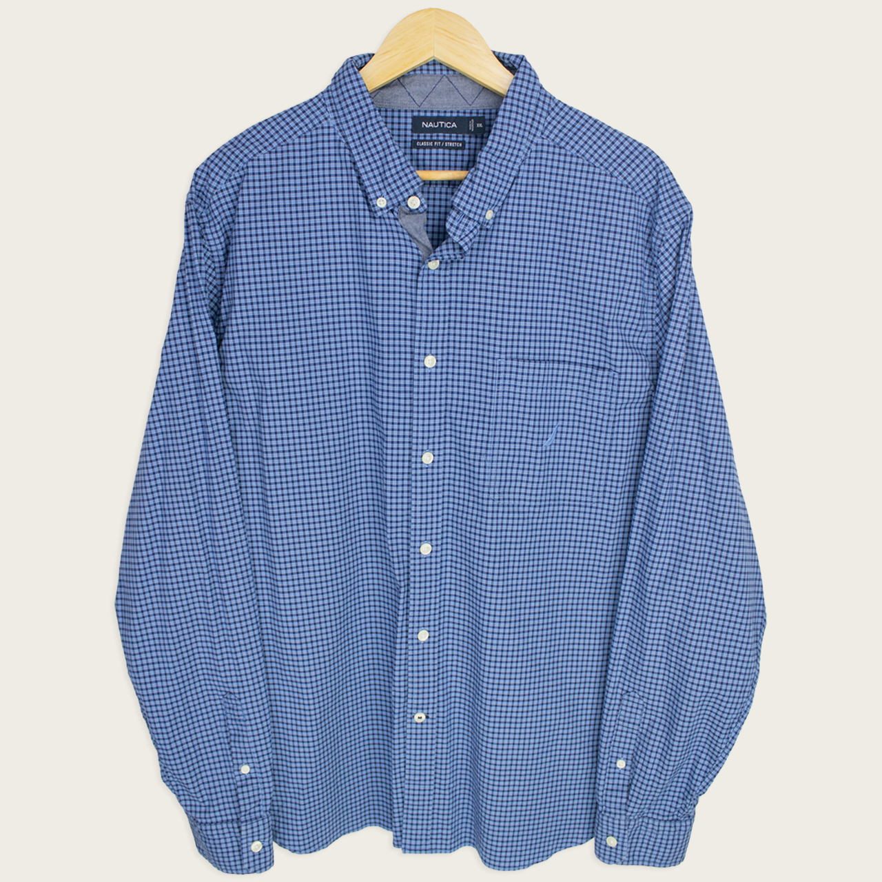 00's Nautica Button-Up Shirt - XXL