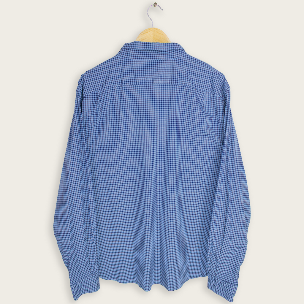 VINTAGE LONG-SLEEVE NAUTICA BUTTON-UP SHIRT - XXL