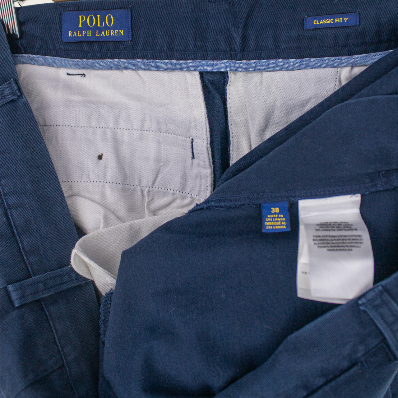 RALPH LAUREN CHINO SHORTS - 38"