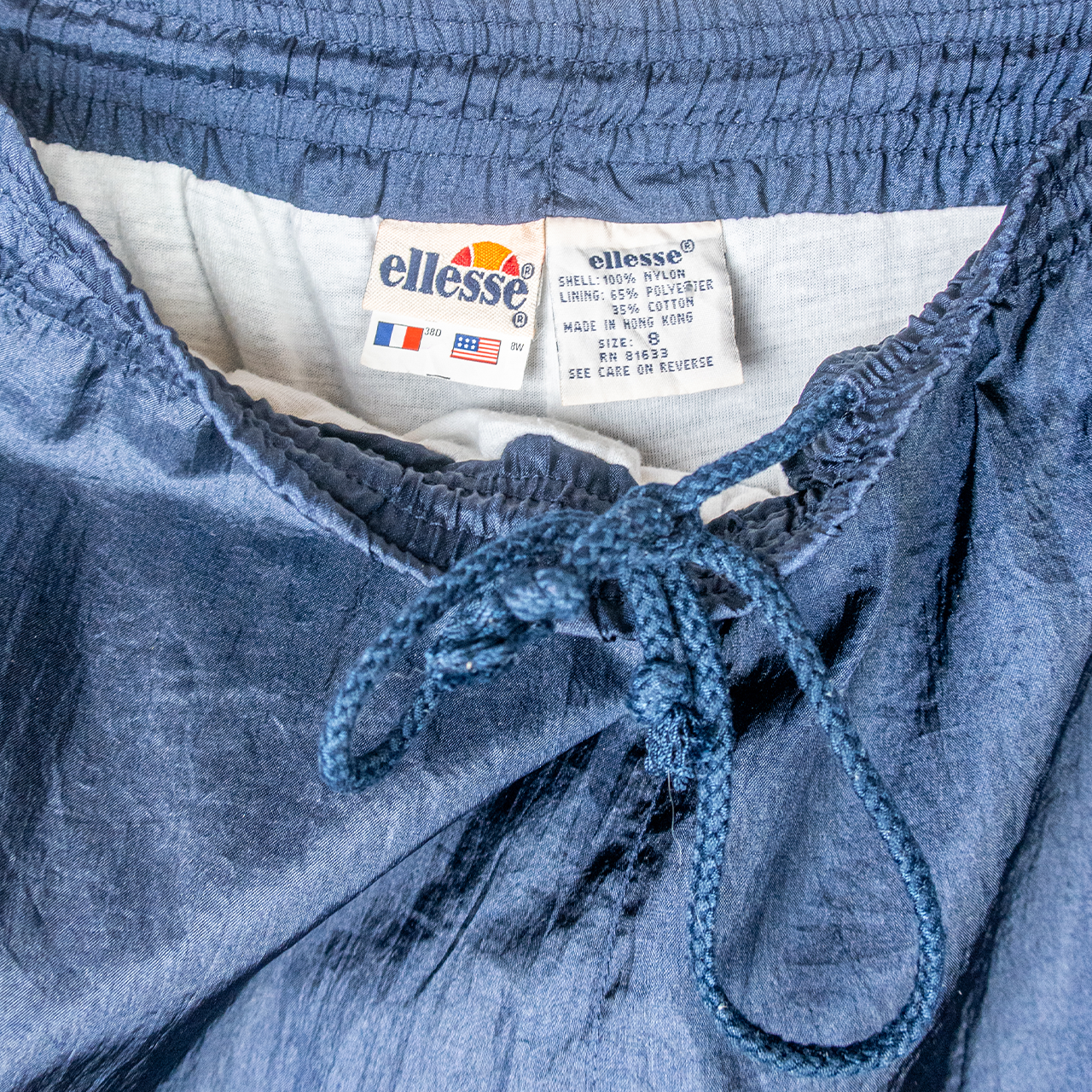 90's Ellesse Women's Nylon Track Pants - 8