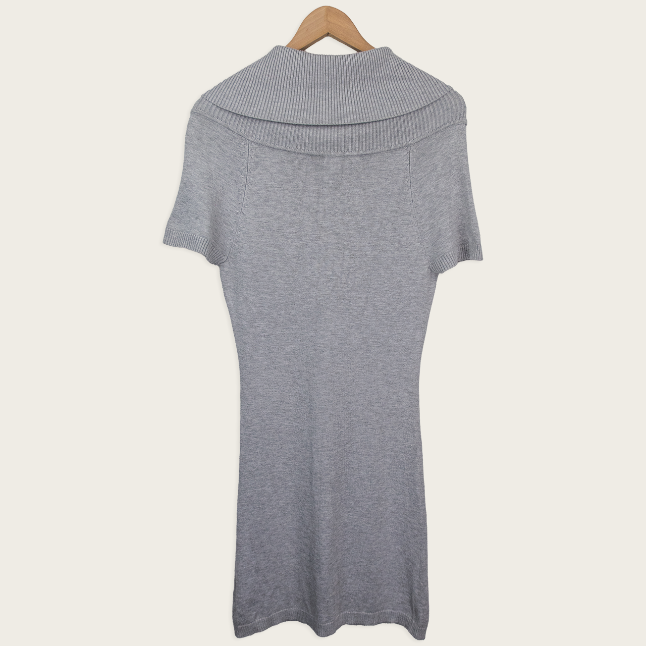 Y2K Events Knit Dress - Cable Knit Grey - Size M