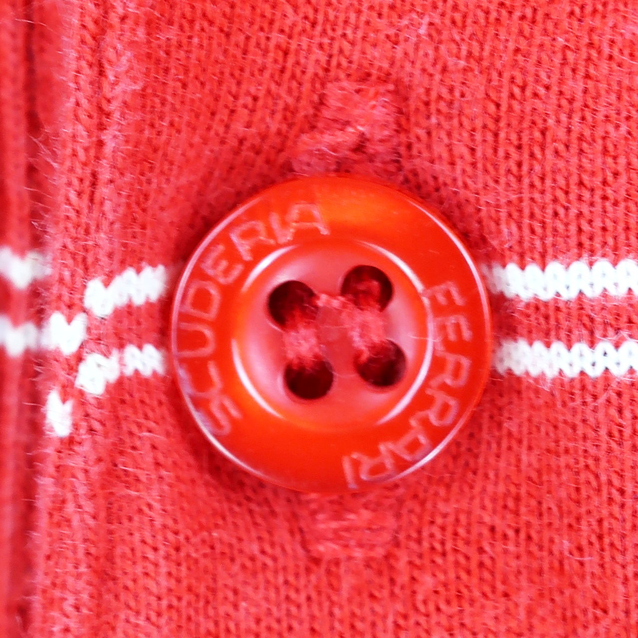 VINTAGE FERRARI POLO SHIRT - L