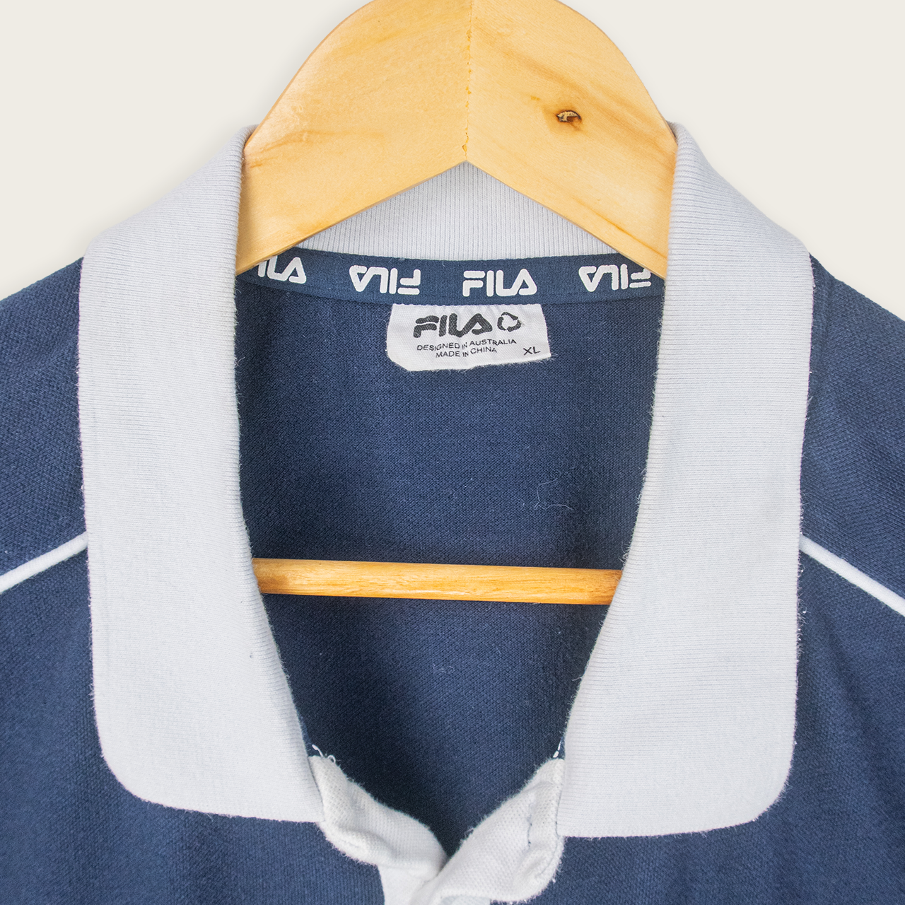 00's FILA POLO SHIRT - XL